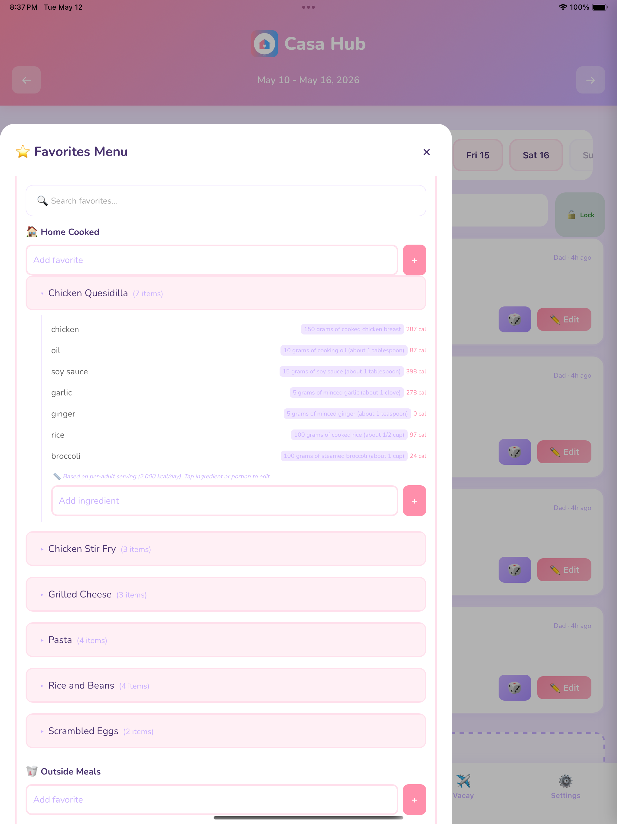 Casa Hub: Family Organizer