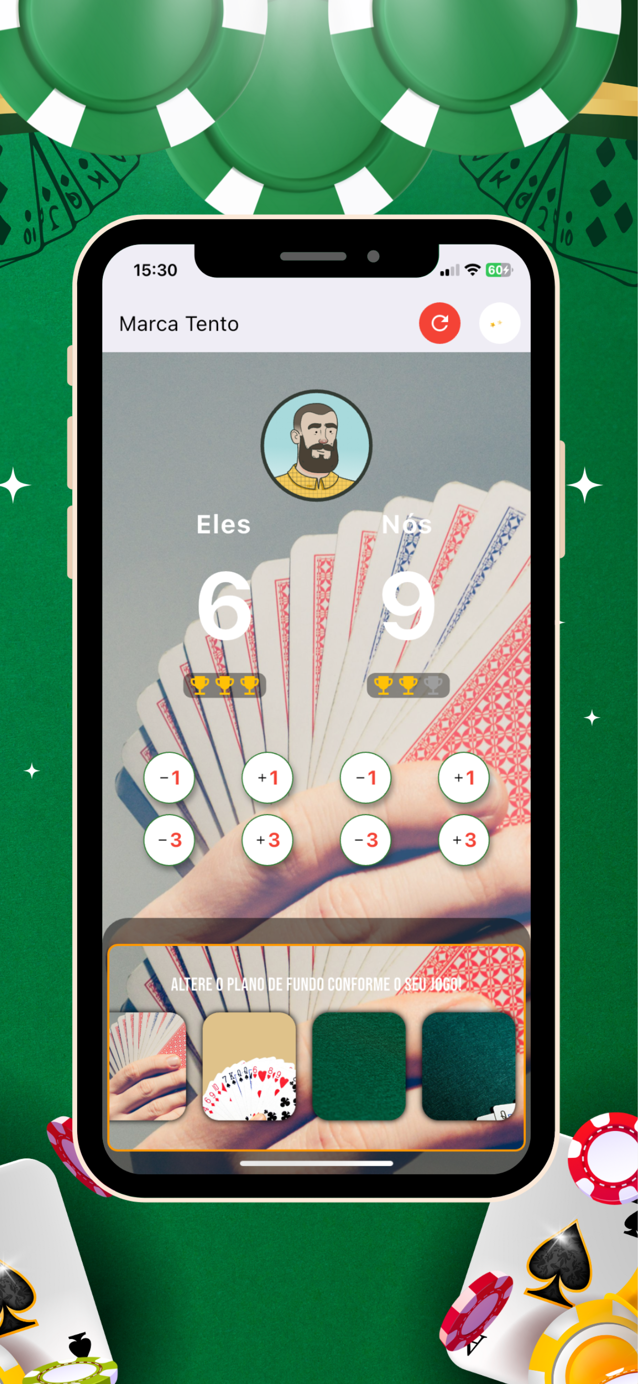 Marca Tento Marcador de Truco