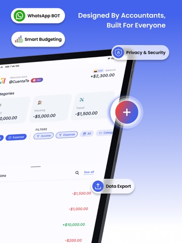 AI Money Manager & Expenses iPad screenshot