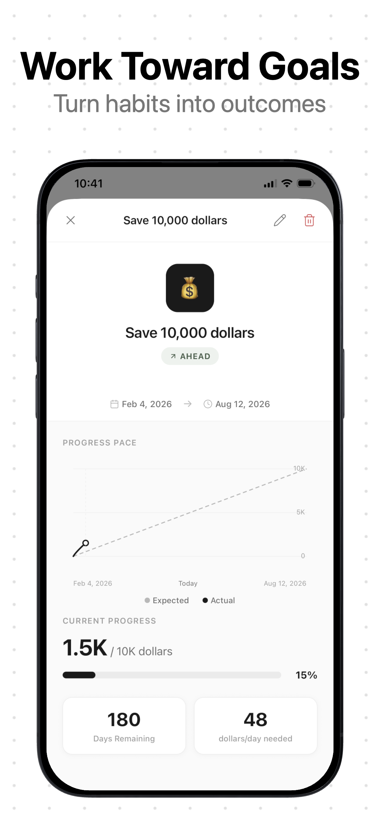 Goal & Consistency Tracker: 1%