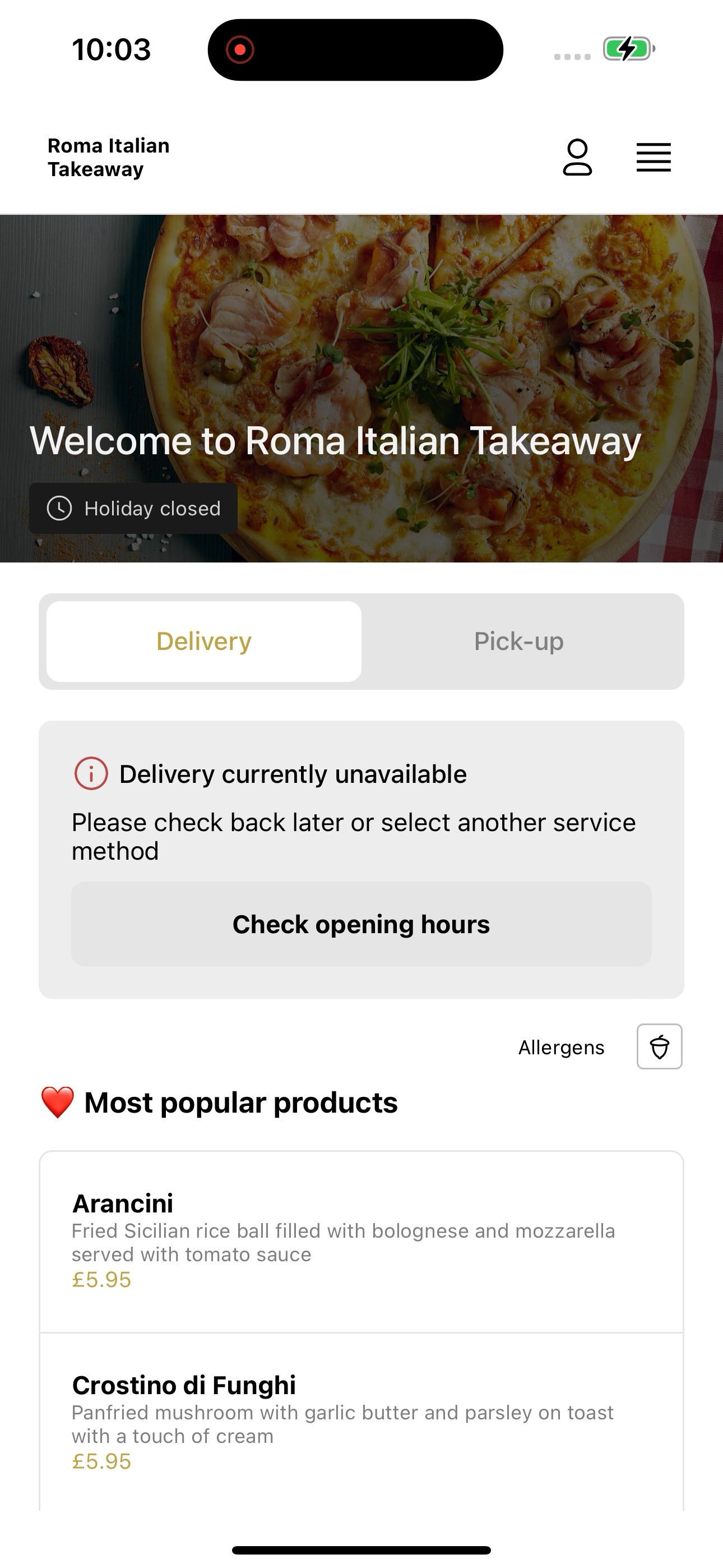 Roma Italian Takeaway screenshot 2