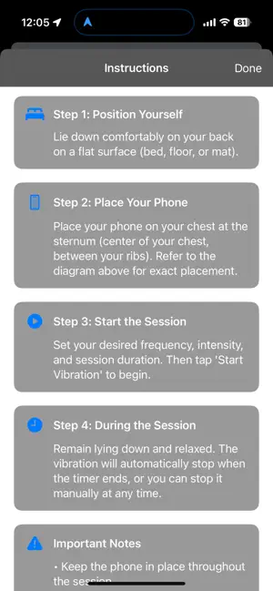 Vagus nerve Stimulator screenshot 2
