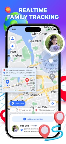 GPS Family Locator iPhone screenshot
