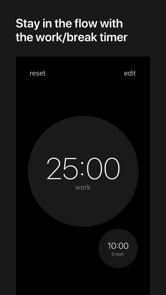 #1. Work/Break (iOS) 由: Lars Svennbeck