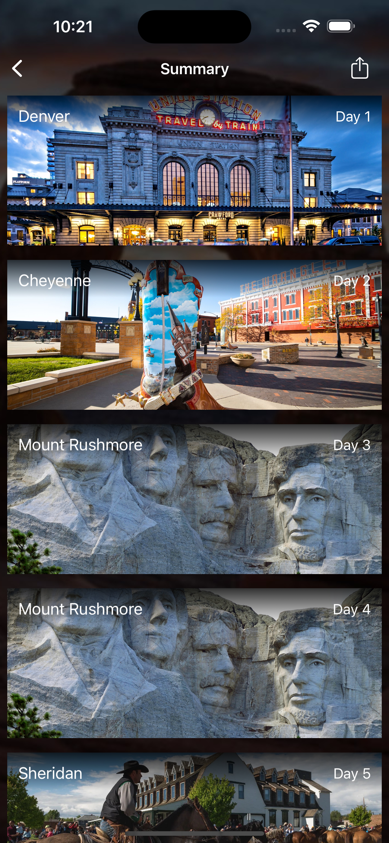 RouteTrip USA screenshot 2