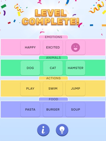 Word Connect Association iPad screenshot