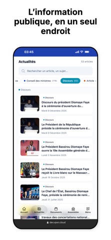 Vie Publique Sénégal screenshot