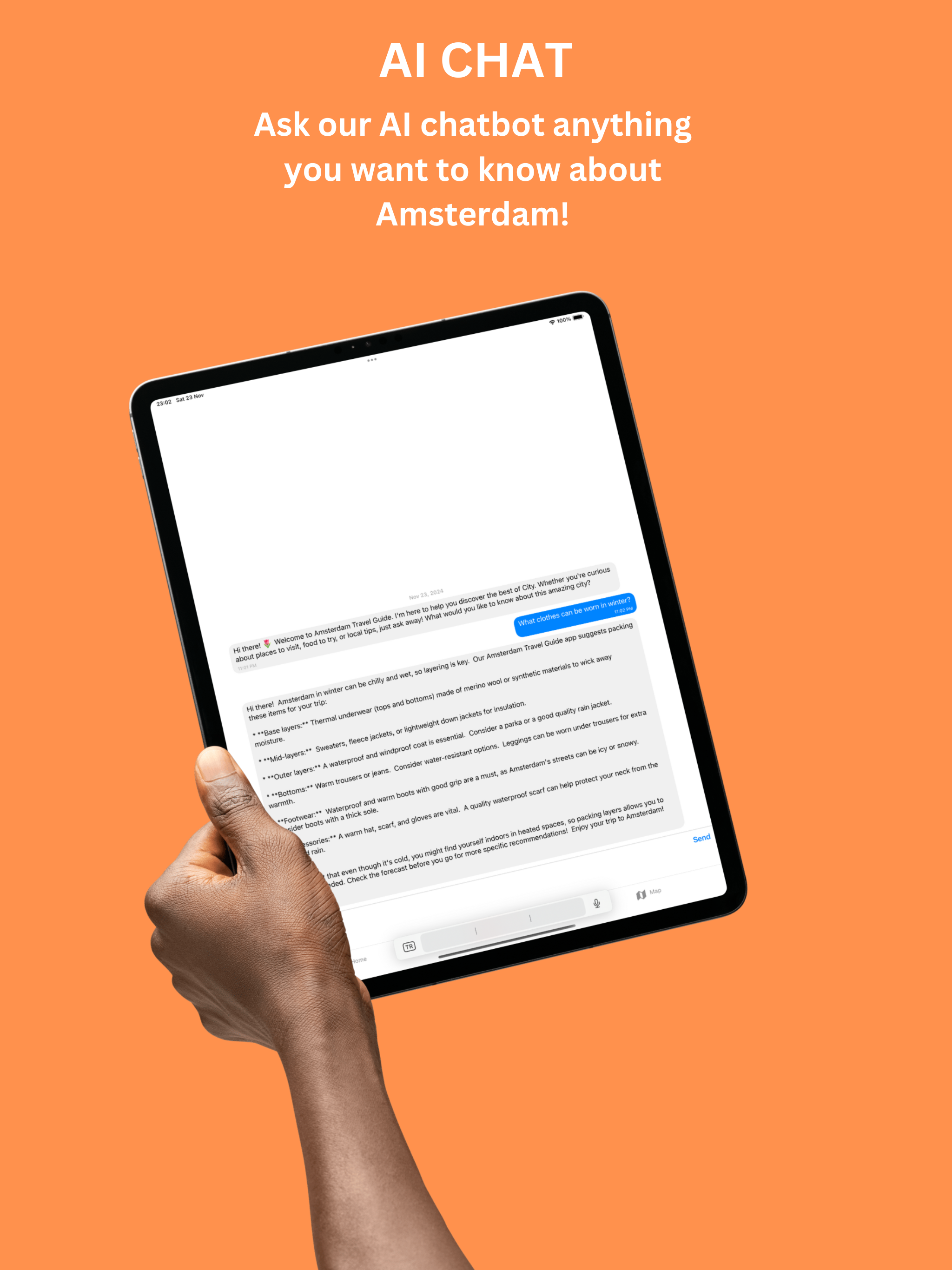 AI Travel Guide - Amsterdam screenshot 5