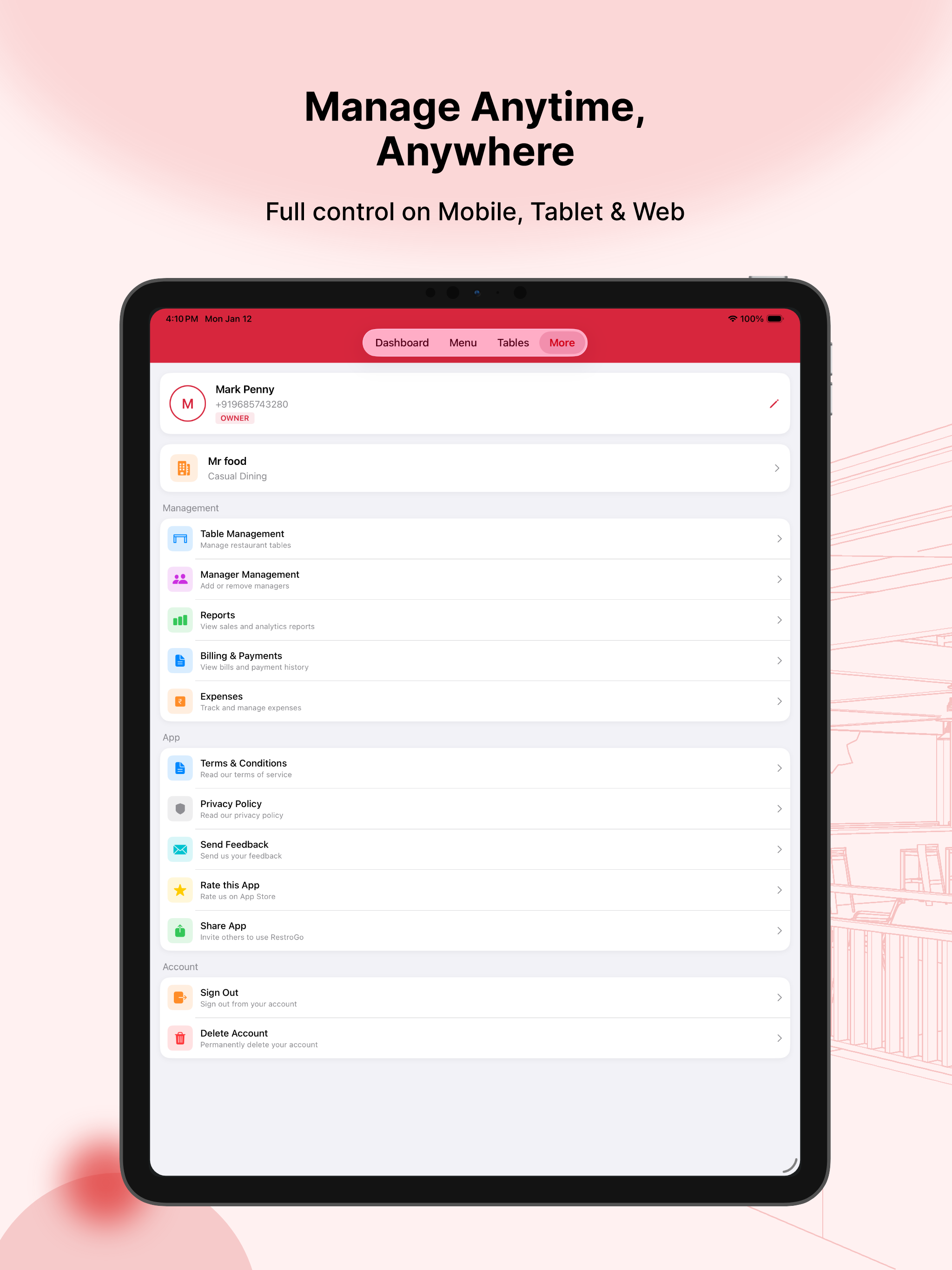 Restro Go screenshot 10