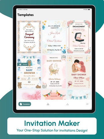 Invitation Maker: Cards Design