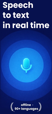 Transcribe Speech to Text Note screenshot