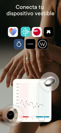 Captura de pantalla de Clue Calendario Menstrual en iPhone 4