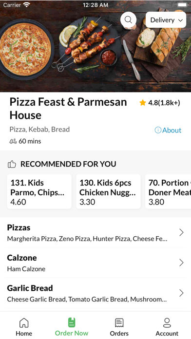 Pizza Feast Parmesan House Screenshot