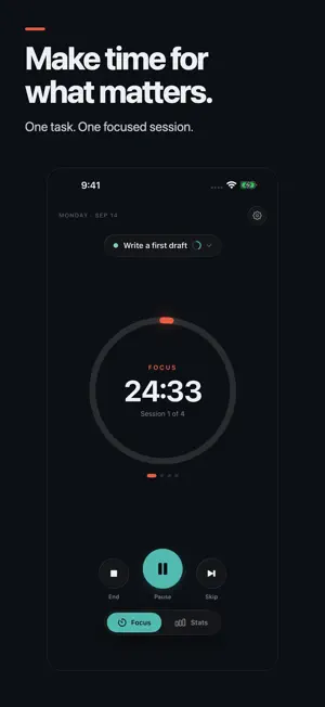 Focus: Timer & Tasks screenshot 1