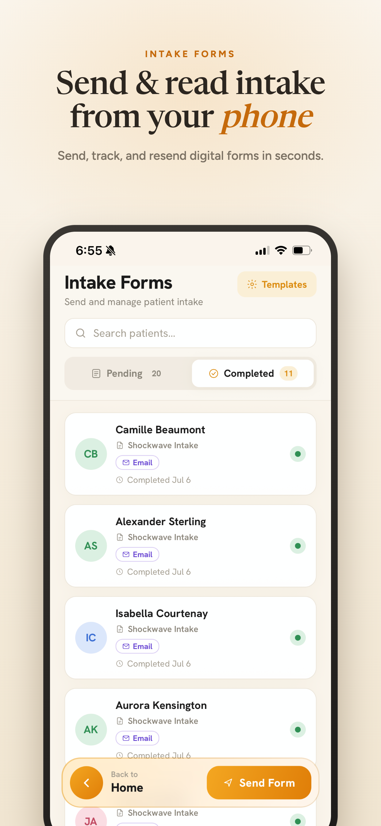 Shockwave EHR screenshot 2