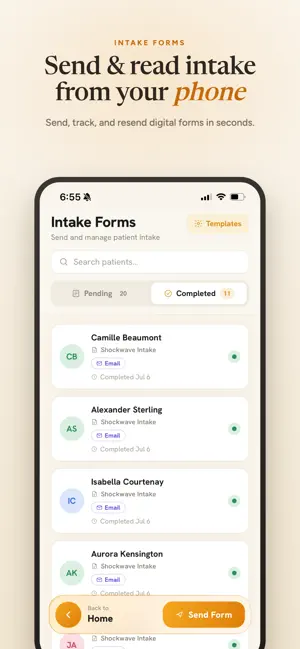Shockwave EHR screenshot 2