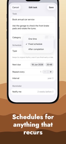 Due Again: Recurring Tasks Screenshot 3 of 6