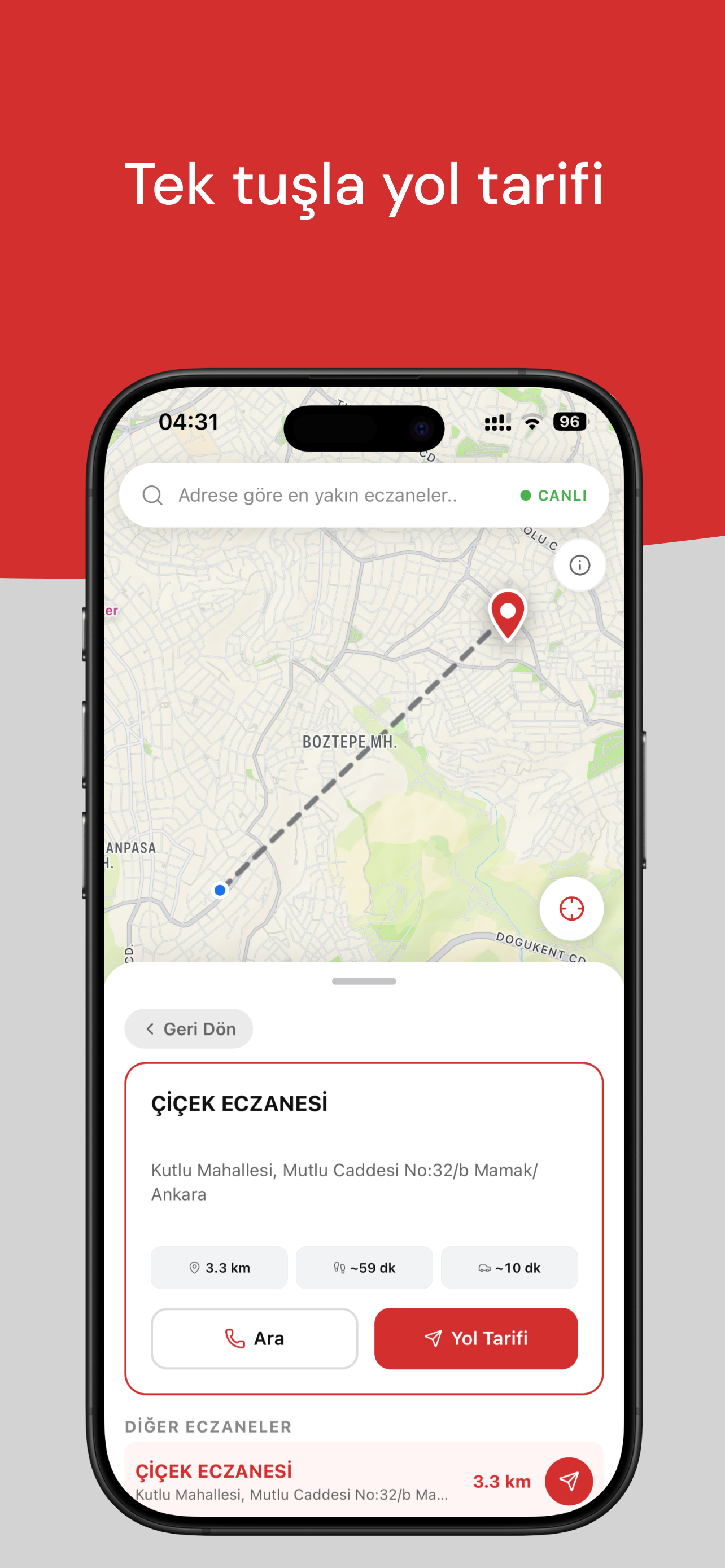Nöbetçi Eczane - Hemen Bul