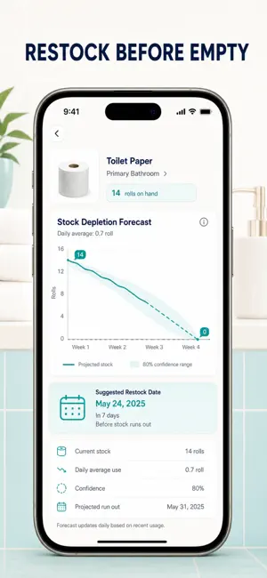Toilet Paper Roll Tracker screenshot 3