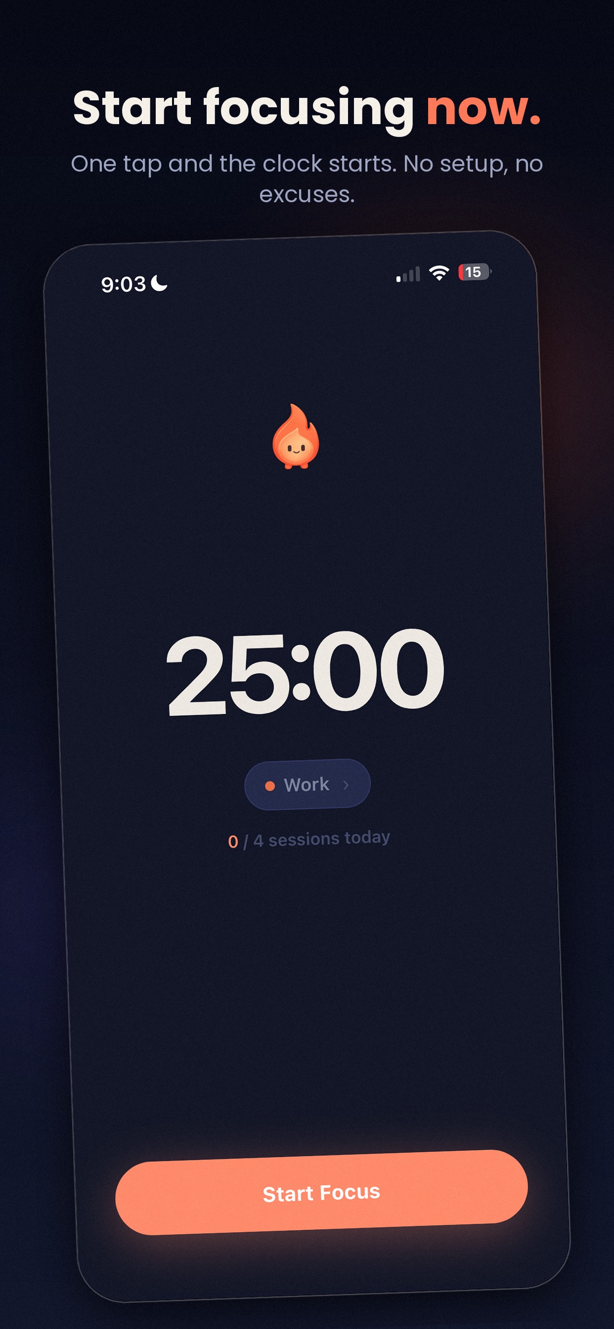 Screenshot 2 of Ember: Deep Work Sessions