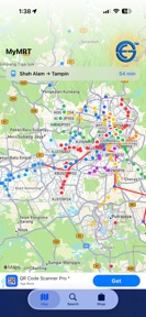 EGK MyMRT Map screenshot