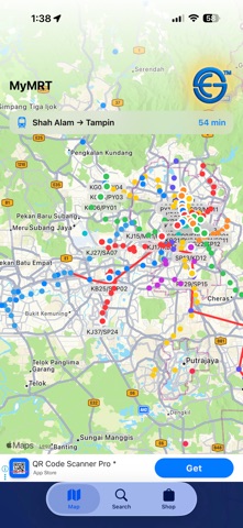 EGK MyMRT Map screenshot