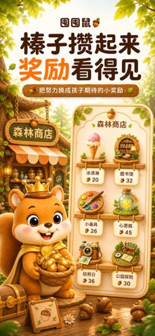 囤囤鼠 - 儿童习惯养成&自律打卡 screenshot