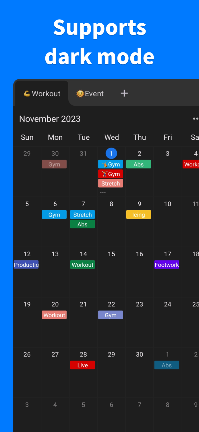 Plan Calendar -Make a Schedule