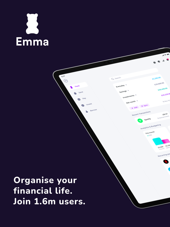 Screenshot #4 pour Emma - Budget Planner Tracker