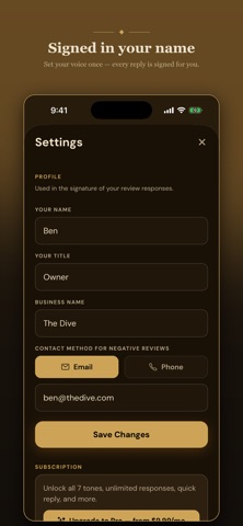 Review Responder AI screenshot