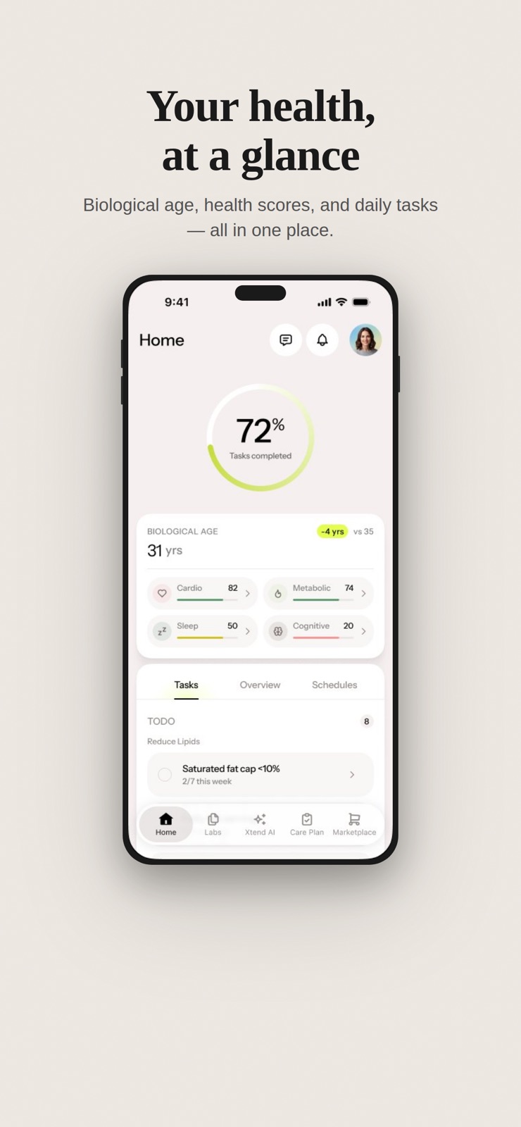Xtend Health iphone screenshot 1