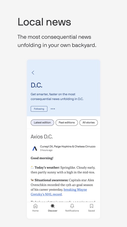Axios: Smart Brevity news screenshot-4