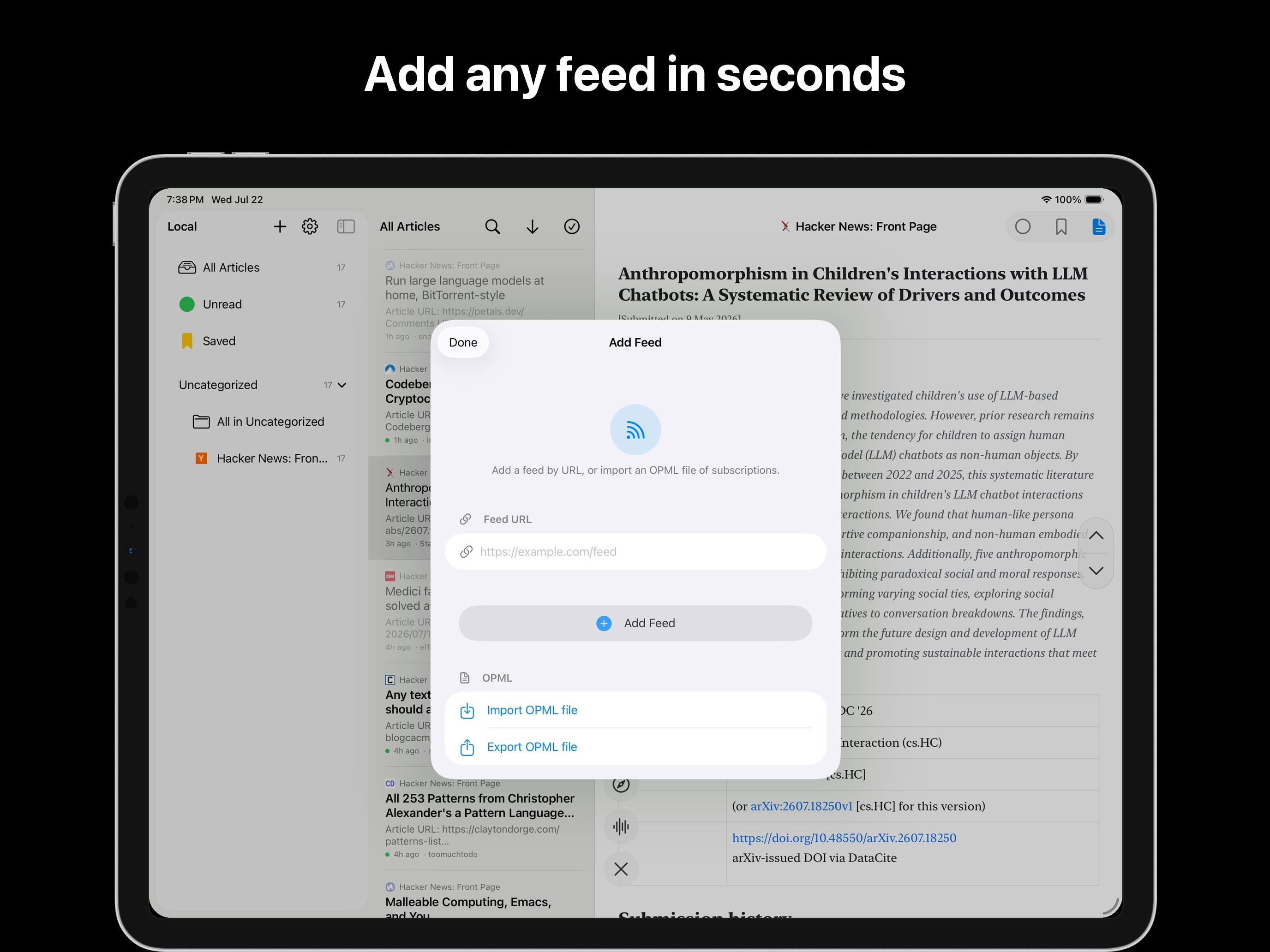 ExtraExtra Rss screenshot 11