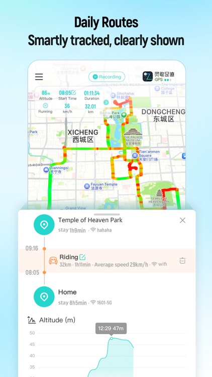 FootPrint-Record travel track screenshot-5