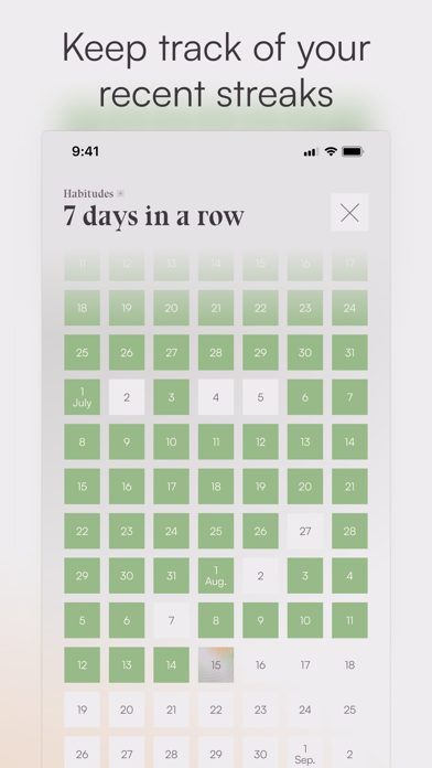 Habitudes, daily habit tracker