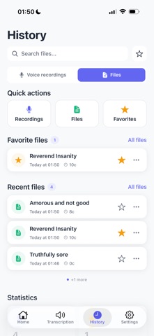 Spectral Text: Voice to Text iPhone screenshot