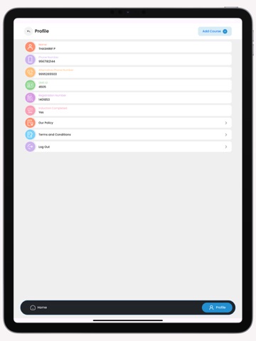 Gtec GMS iPad screenshot