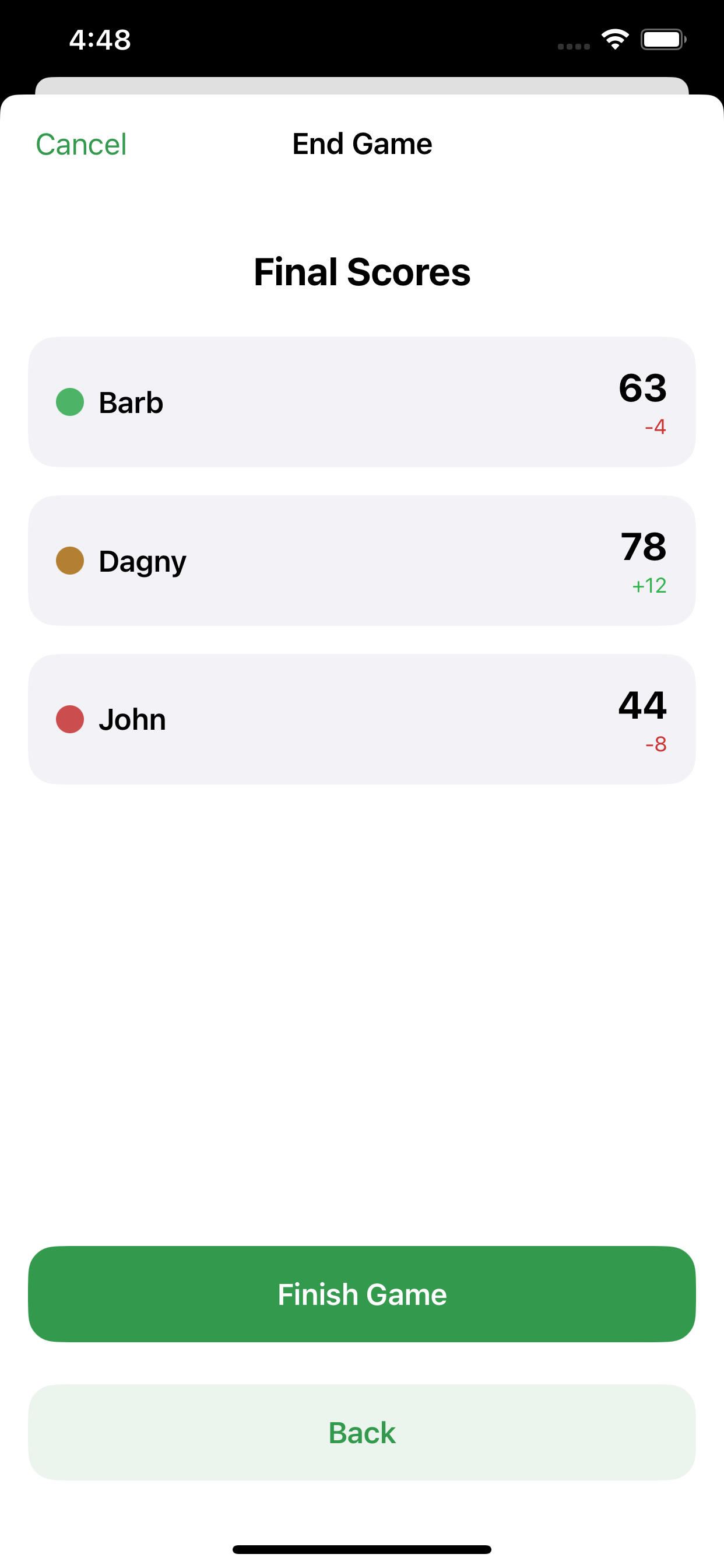 Score Keeper (Scrabble) screenshot 10