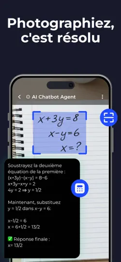Capture d'écran de IA Chatbot Français・Chat: AI! sur iPhone 4