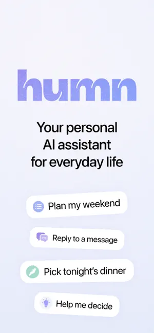 Humn - Personal AI Assistant screenshot 1