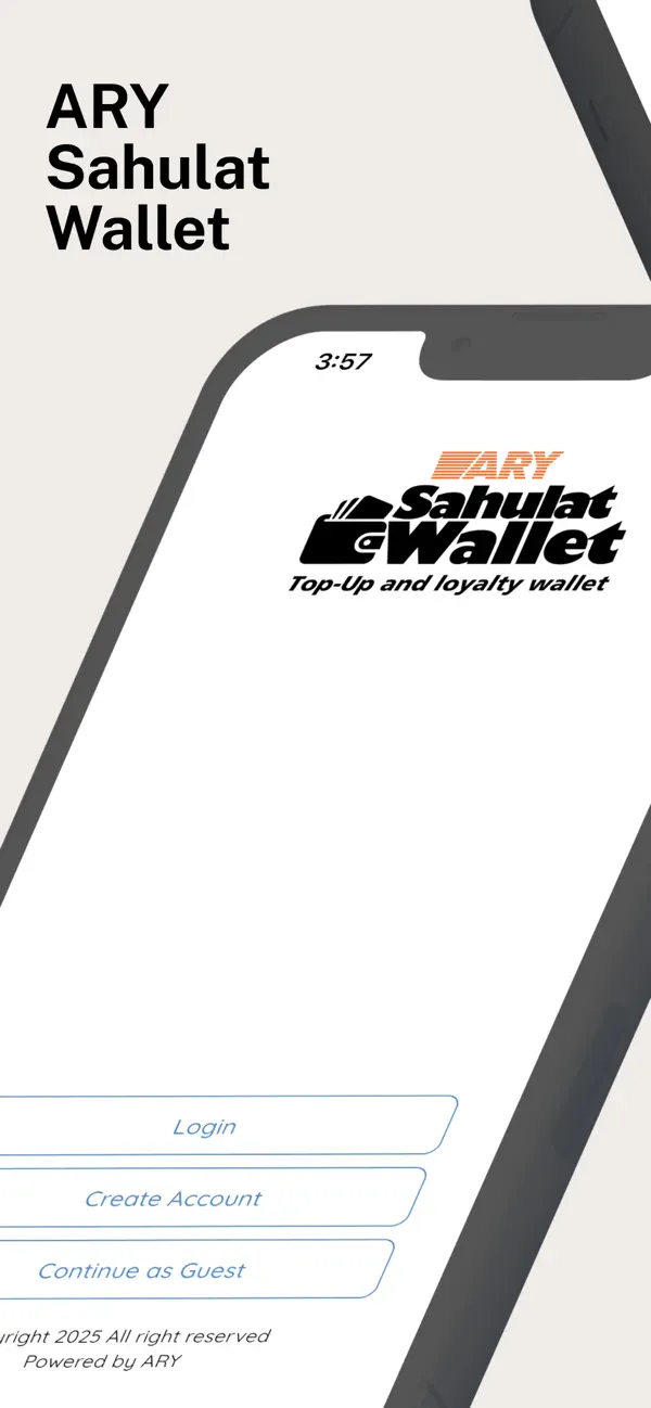 Screenshot #1 pour ARY Sahulat Wallet