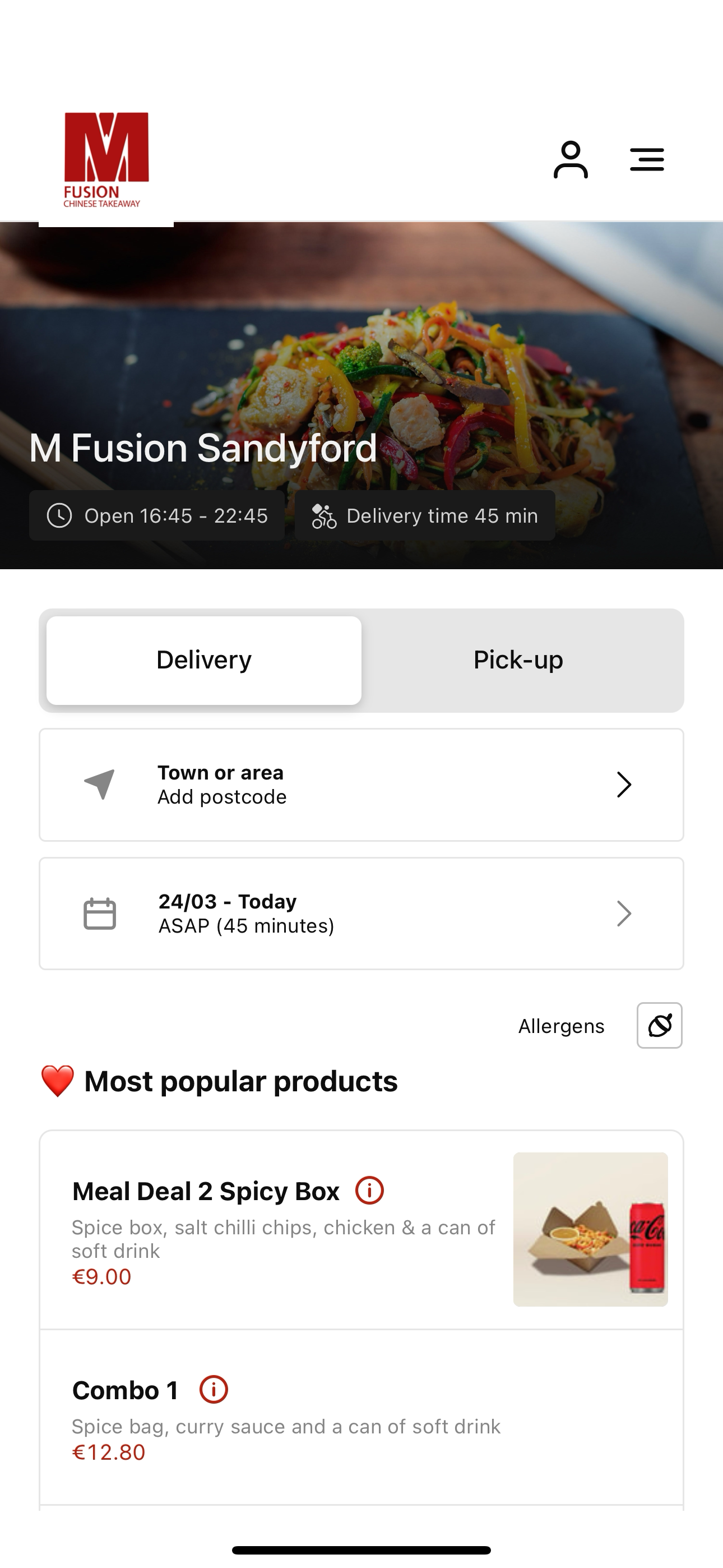 MFusion Chinese Takeaway
