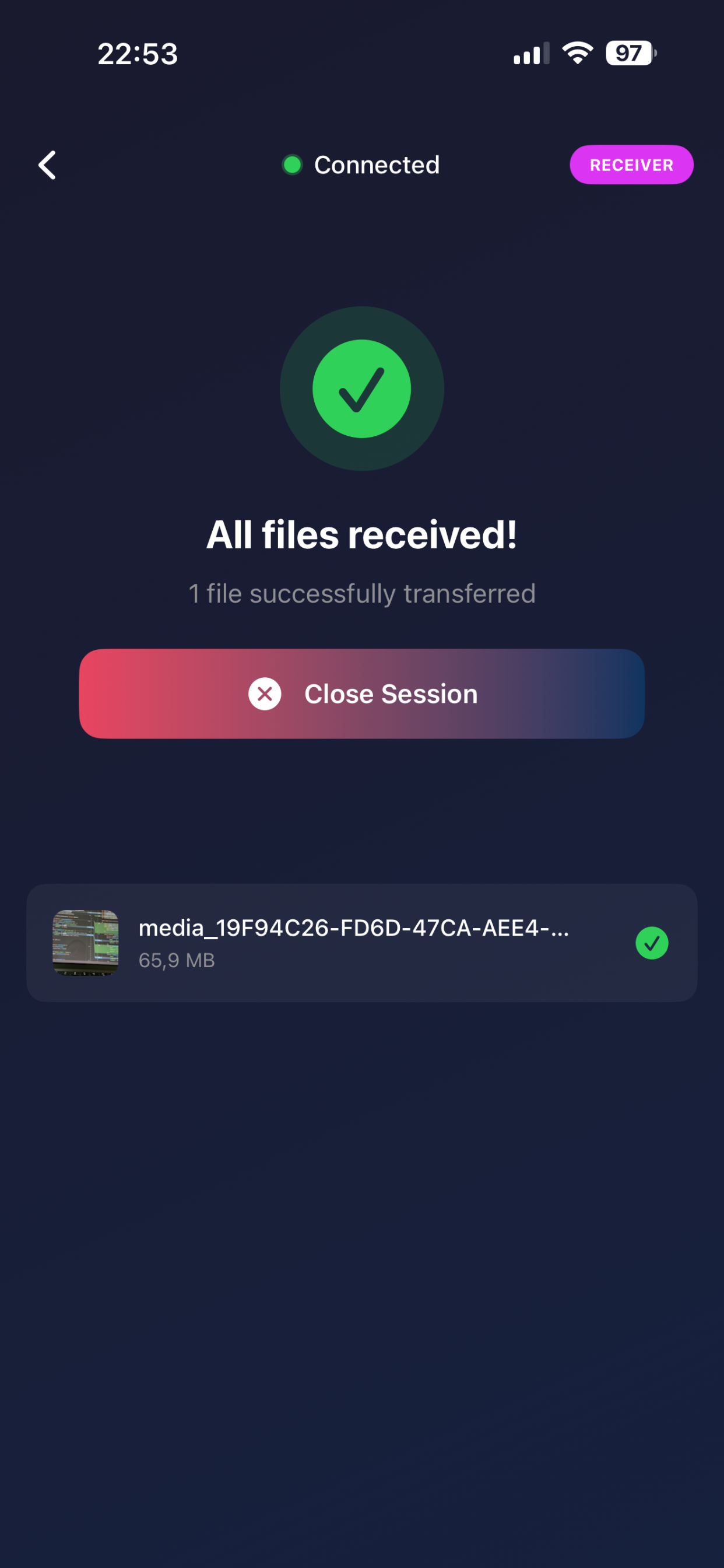 P2P File Transfer App
