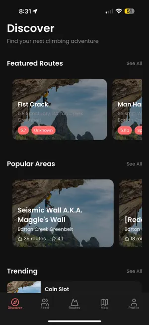 RouteSeeker: Climb Community screenshot 1