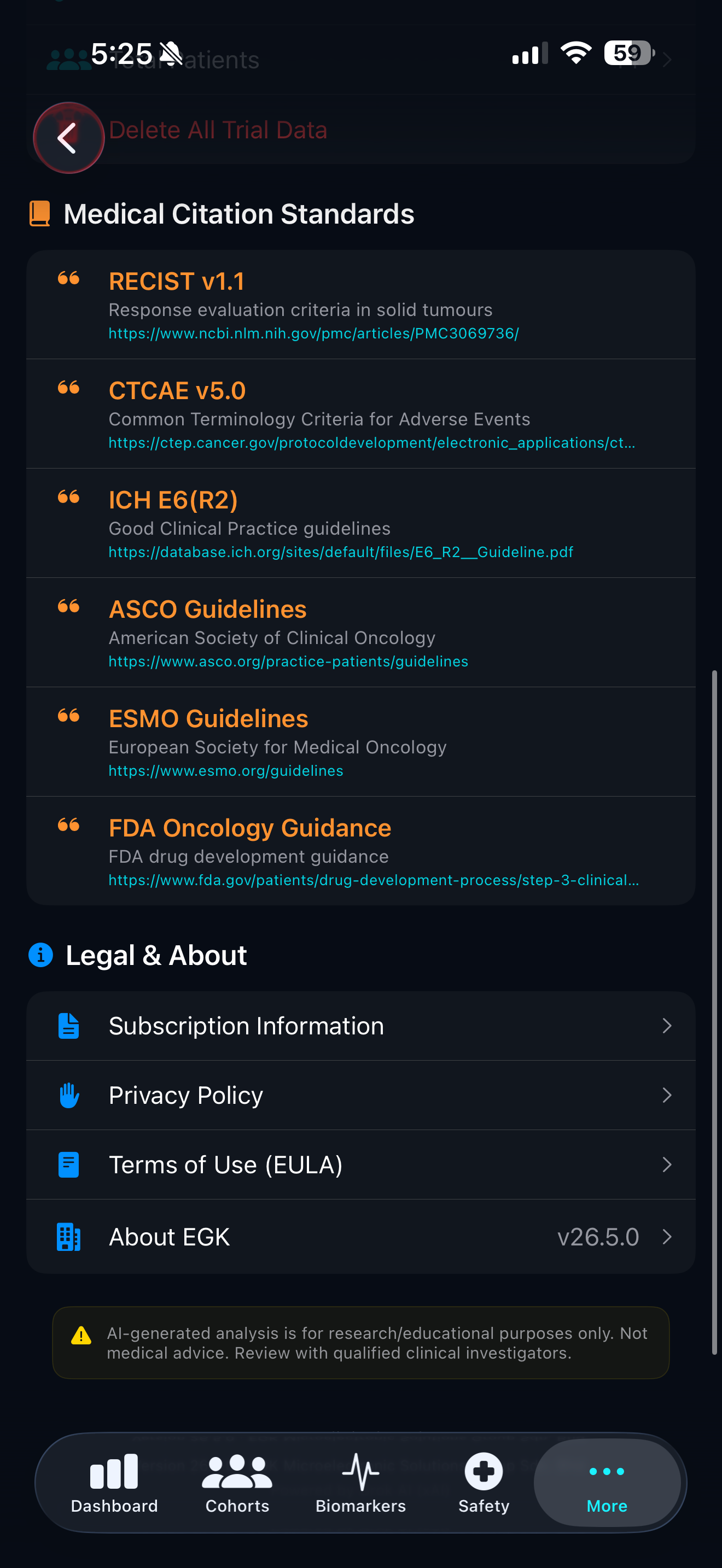 EGK ClinicalTrackAI screenshot 5