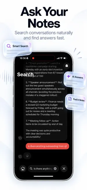 Voice Recorder: AI Note Taking screenshot 3
