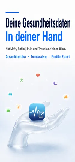 Screenshot von HealthExport Local auf dem iPhone 1