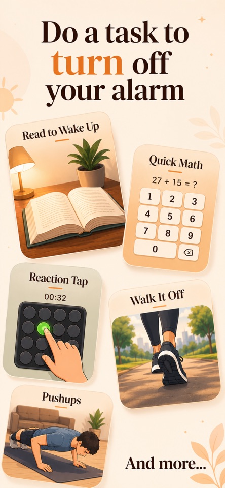 Wakely: Alarm Clock to Wake Up screenshot 1