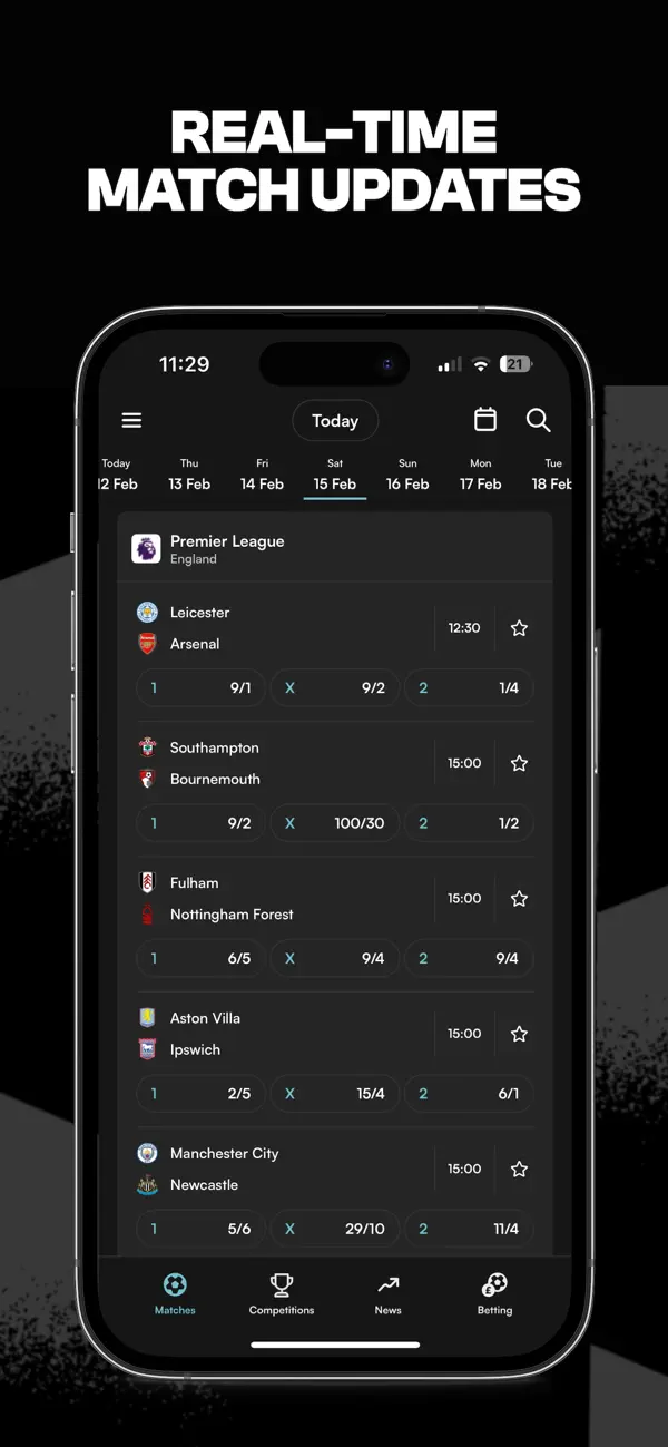 Screenshot #2 pour GOAL Live Scores