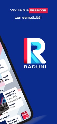 Raduni App screenshot